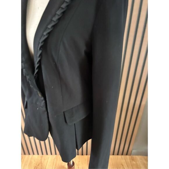 White House black market stylish blazer black size 10 workwear Work blazer - Picture 2 of 6